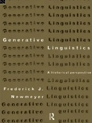 Cover of Generative Linguistics
