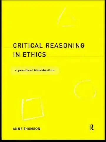 Cover of Critical Reasoning in Ethics