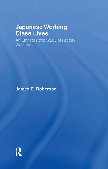 Cover of Japanese Working Class Lives