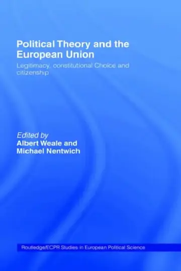 Cover of Political Theory and the European Union