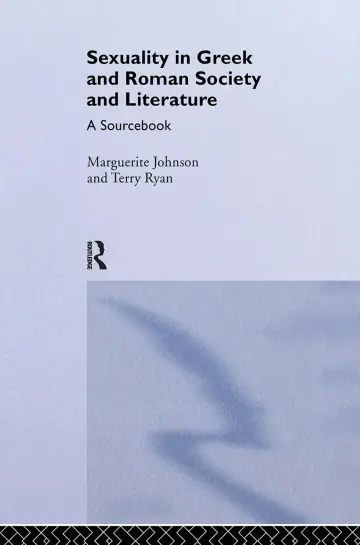 Cover of Sexuality in Greek and Roman Society and Literature