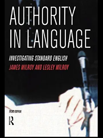 Cover of Authority in Language
