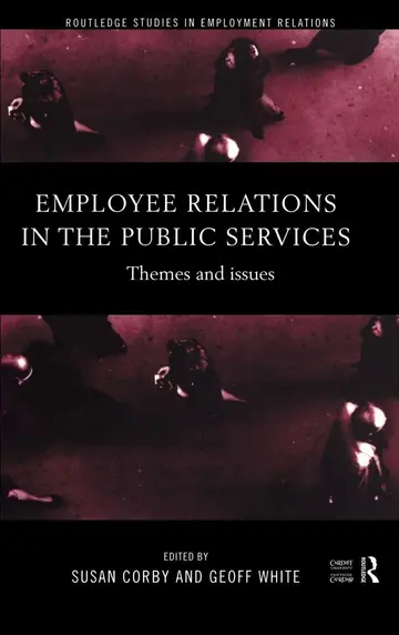 Cover of Employee Relations in the Public Services