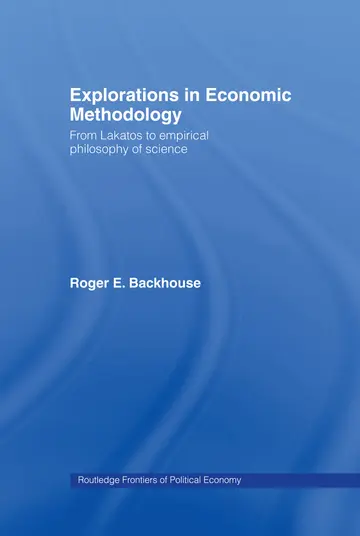 Cover of Explorations in Economic Methodology
