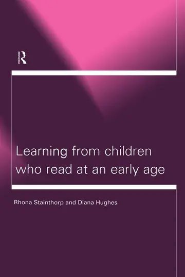 Cover of Learning from Children Who Read at an Early Age
