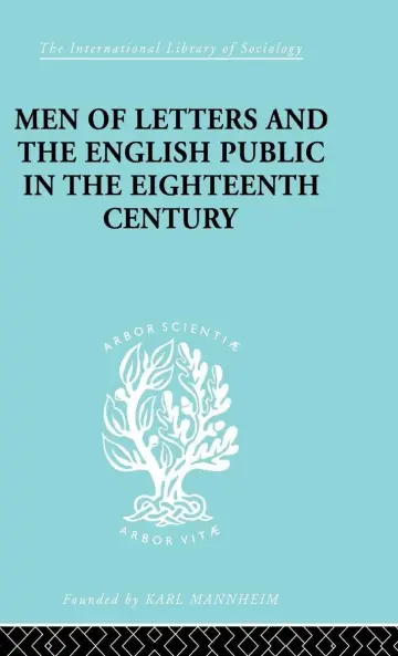 Cover of Men of Letters and the English Public in the 18th Century