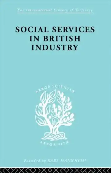 Cover of Social Services in British Industry