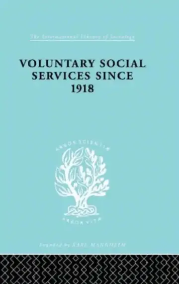 Cover of Voluntary Social Services Since 1918