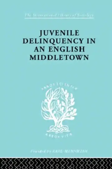 Cover of Juvenile Delinquency in an English Middle Town