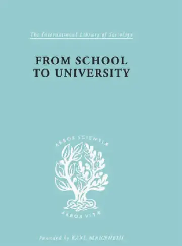 Cover of From School to University