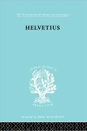 Cover of Helvetius