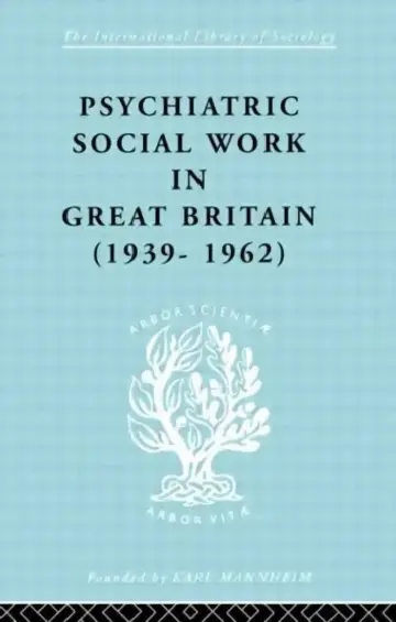 Cover of Psych Soc Work Gt Brit Ils 264