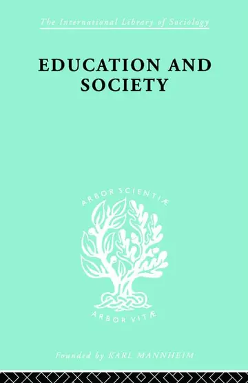 Cover of The Sociology of Education