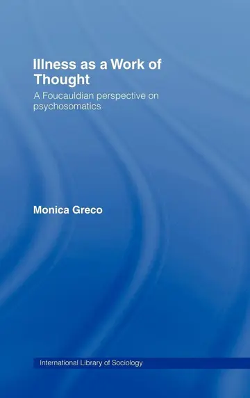 Cover of Illness as a Work of Thought