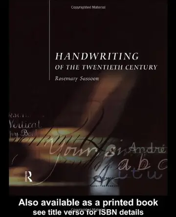 Cover of Handwriting of the Twentieth Century