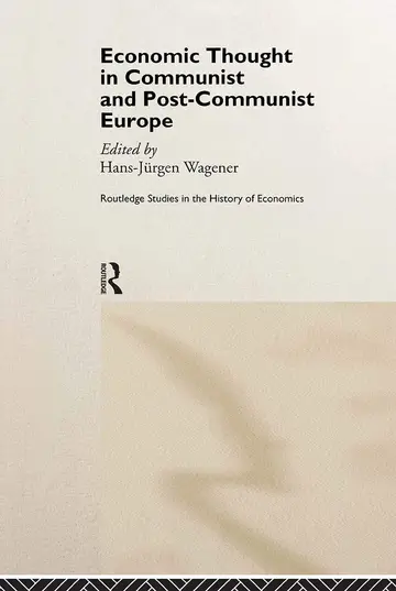 Cover of Economic Thought in Communist and Post-Communist Europe