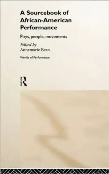 Cover of A Sourcebook on African-American Performance