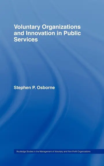 Cover of Voluntary Organizations and Innovation in Public Services