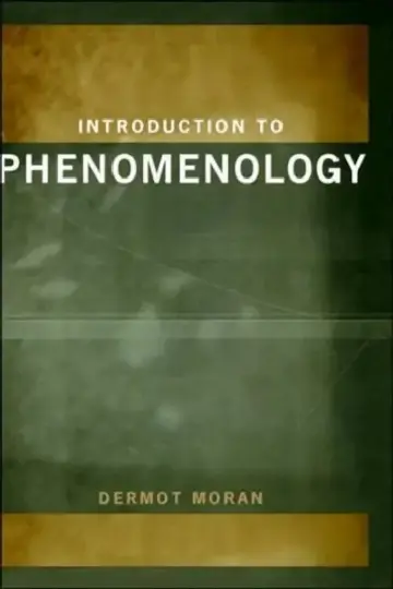 Cover of Introduction to Phenomenology