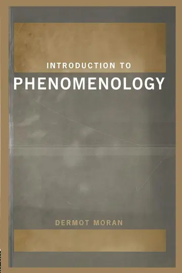 Cover of Introduction to Phenomenology