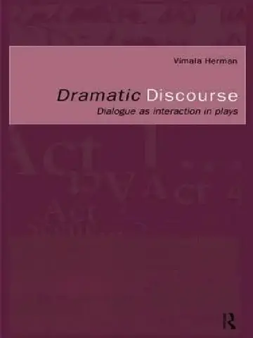 Cover of Dramatic Discourse