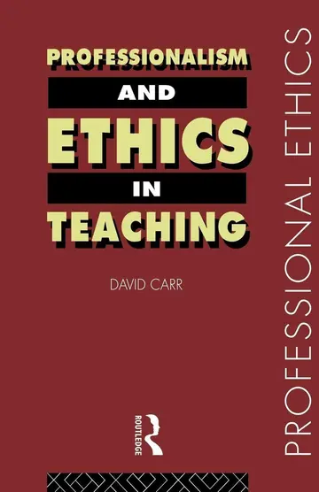 Cover of Professionalism and Ethics in Teaching