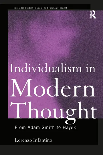 Cover of Individualism in Modern Thought