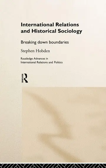 Cover of International Relations and Historical Sociology