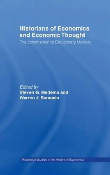 Cover of Historians of Economics and Economic Thought