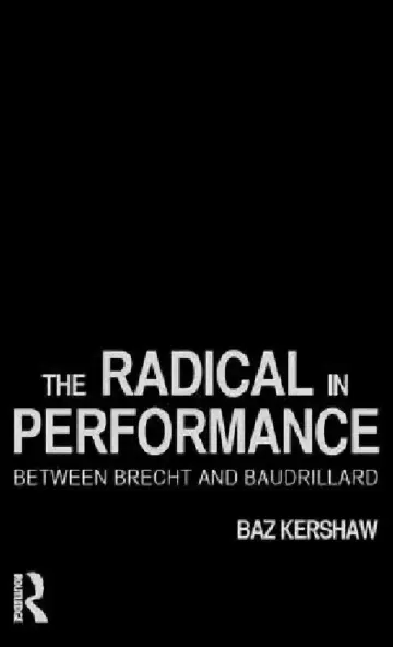 Cover of The Radical in Performance