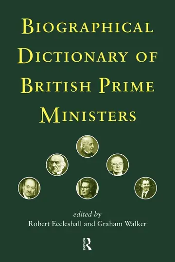 Cover of Biographical Dictionary of British Prime Ministers