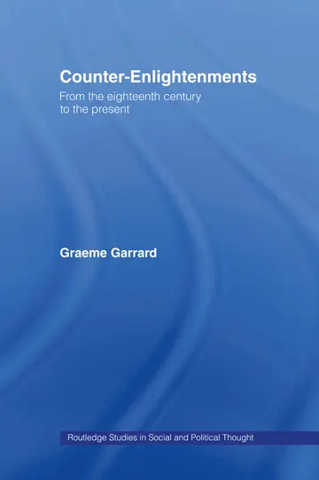 Cover of Counter-Enlightenments
