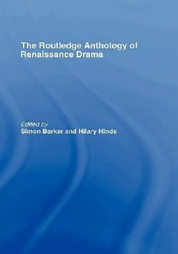 Cover of Routledge Anthology of Renaissance Drama