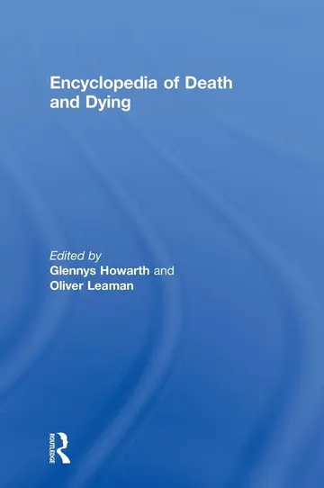 Cover of Encyclopedia of Death and Dying
