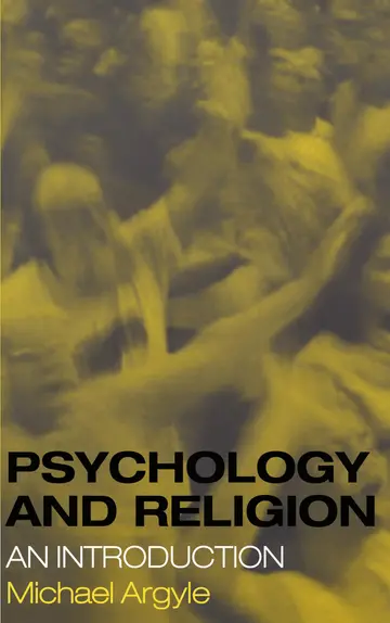 Cover of Psychology and Religion