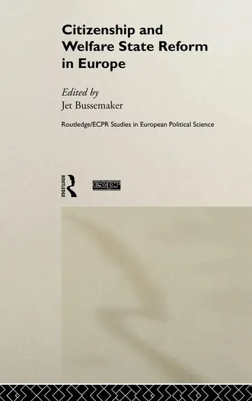 Cover of Citizenship and Welfare State Reform in Europe