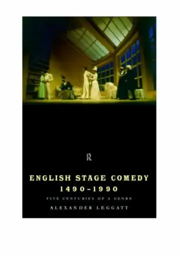 Cover of English Stage Comedy 1490-1990