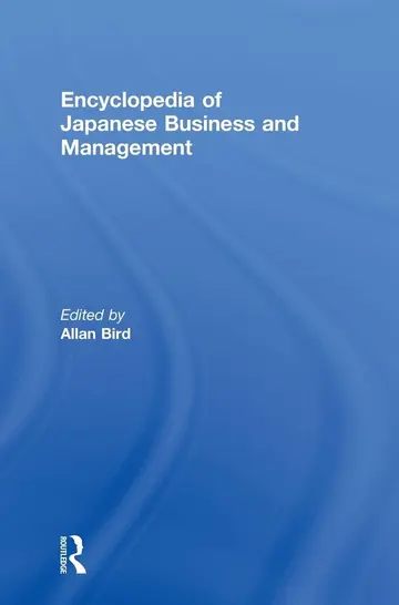 Cover of Encyclopedia of Japanese Business and Management