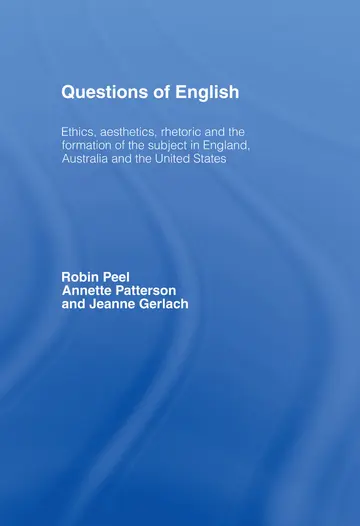 Cover of Questions of English
