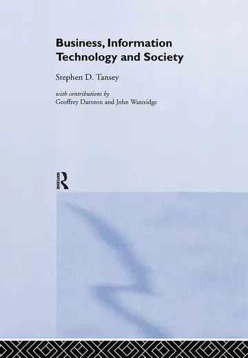 Cover of Business, Information Technology and Society