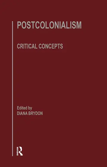 Cover of Postcolonlsm Crit Concepts V2