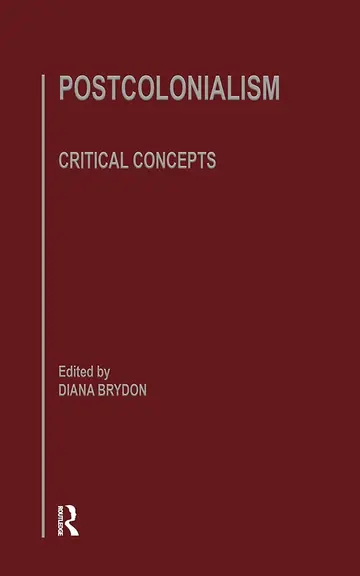 Cover of Postcolonlsm Crit Concepts V4