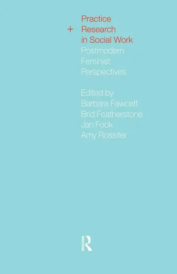 Cover of Practice and Research in Social Work