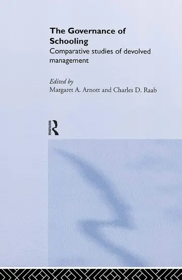 Cover of The Governance of Schooling
