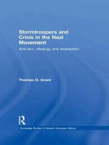 Cover of Stormtroopers and Crisis in the Nazi Movement