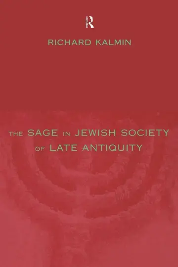 Cover of The Sage in Jewish Society of Late Antiquity