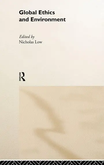 Cover of Global Ethics and Environment