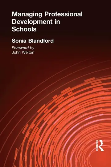Cover of Managing Professional Development in Schools