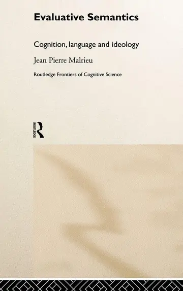 Cover of Evaluative Semantics