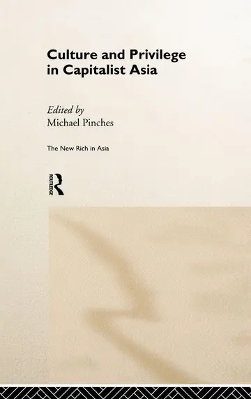 Cover of Culture and Privilege in Capitalist Asia